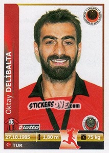Sticker Oktay Delibalta - Spor Toto Süper Lig 2012-2013 n. 170 - Panini