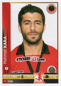 Sticker Mehmet Kara - Spor Toto Süper Lig 2012-2013 - Panini