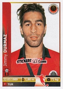 Sticker Jimmy Durmaz - Spor Toto Süper Lig 2012-2013 n. 175 - Panini