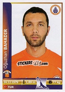 Sticker Oguzhan Bahadir - Spor Toto Süper Lig 2012-2013 n. 182 - Panini