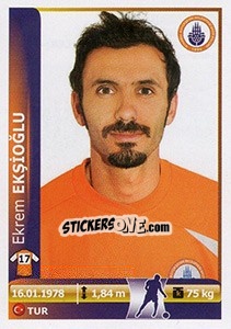 Sticker Ekrem Eksioglu - Spor Toto Süper Lig 2012-2013 - Panini