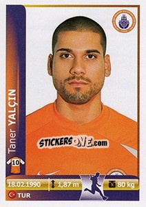 Sticker Taner Yalcin - Spor Toto Süper Lig 2012-2013 n. 190 - Panini