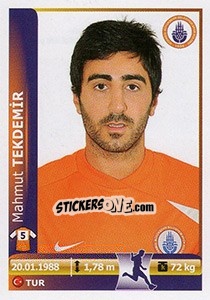 Sticker Mahmut Tekdemir - Spor Toto Süper Lig 2012-2013 - Panini
