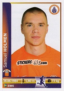 Sticker Samuel Holmen - Spor Toto Süper Lig 2012-2013 n. 194 - Panini