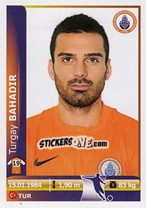 Figurina Turgay Bahadir - Spor Toto Süper Lig 2012-2013 - Panini