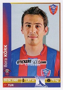 Sticker Bora Kork - Spor Toto Süper Lig 2012-2013 - Panini