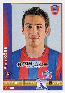 Sticker Bora Kork - Spor Toto Süper Lig 2012-2013 n. 204 - Panini
