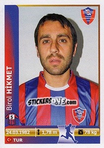 Sticker Birol Hikmet - Spor Toto Süper Lig 2012-2013 - Panini