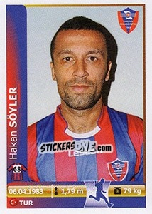 Sticker Hakan Soyler - Spor Toto Süper Lig 2012-2013 - Panini