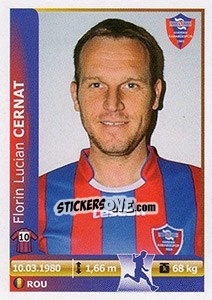 Sticker Florin Lucian Cernat - Spor Toto Süper Lig 2012-2013 - Panini