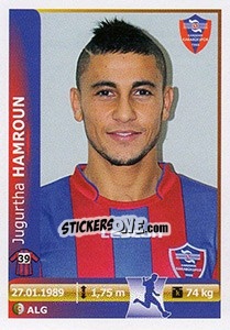 Sticker Jugurtha Hamroun - Spor Toto Süper Lig 2012-2013 n. 217 - Panini