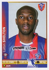 Figurina Luton Shelton - Spor Toto Süper Lig 2012-2013 n. 220 - Panini