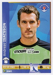 Sticker Andreas Isaksson - Spor Toto Süper Lig 2012-2013 n. 225 - Panini