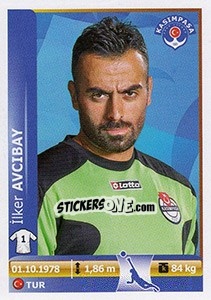 Sticker Ilker Avcibay - Spor Toto Süper Lig 2012-2013 n. 226 - Panini