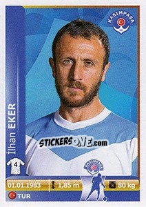 Cromo Ilhan Eker - Spor Toto Süper Lig 2012-2013 - Panini