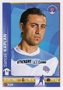 Cromo Sancak Kaplan - Spor Toto Süper Lig 2012-2013 - Panini