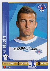 Sticker Ali Bilgin - Spor Toto Süper Lig 2012-2013 n. 234 - Panini