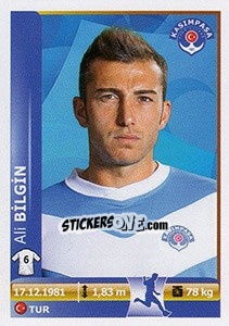 Cromo Ali Bilgin - Spor Toto Süper Lig 2012-2013 - Panini