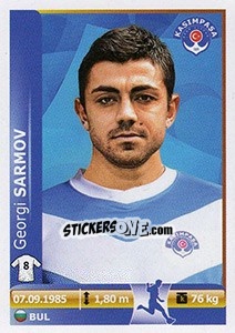 Sticker Georgi Sarmov - Spor Toto Süper Lig 2012-2013 n. 237 - Panini