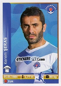 Sticker Kerem Seras - Spor Toto Süper Lig 2012-2013 n. 239 - Panini