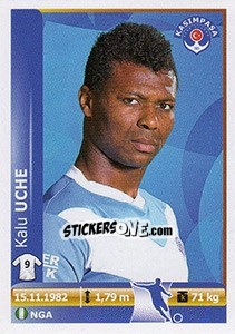 Figurina Kalu Uche - Spor Toto Süper Lig 2012-2013 n. 243 - Panini