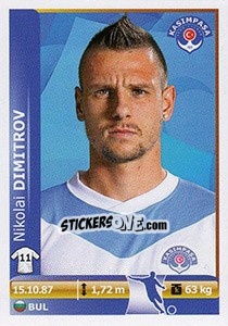 Sticker Nikolai Dimitrov - Spor Toto Süper Lig 2012-2013 - Panini