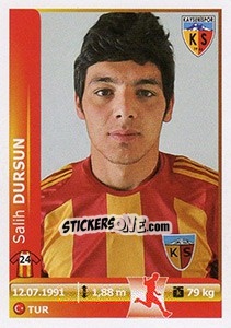 Sticker Salih Dursun - Spor Toto Süper Lig 2012-2013 - Panini