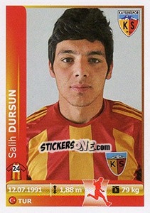 Figurina Salih Dursun - Spor Toto Süper Lig 2012-2013 - Panini