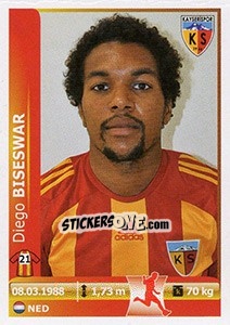 Sticker Diego Biseswar - Spor Toto Süper Lig 2012-2013 n. 261 - Panini