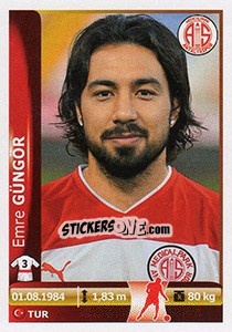 Sticker Emre Gungor - Spor Toto Süper Lig 2012-2013 - Panini