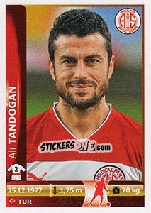 Sticker Ali Tandogan - Spor Toto Süper Lig 2012-2013 - Panini