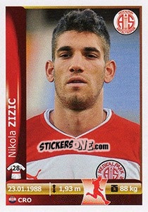Figurina Nikola Zizic - Spor Toto Süper Lig 2012-2013 n. 278 - Panini