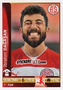 Sticker Ibrahim Dagasan - Spor Toto Süper Lig 2012-2013 n. 280 - Panini