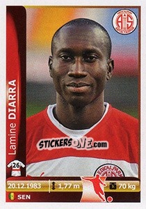 Cromo Lamine Diarra - Spor Toto Süper Lig 2012-2013 n. 287 - Panini