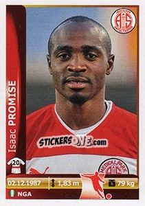 Sticker Isaac Promise - Spor Toto Süper Lig 2012-2013 n. 288 - Panini