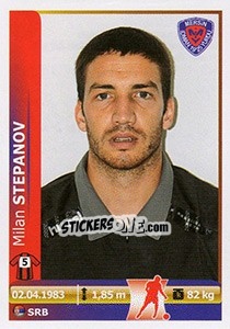 Sticker Milan Stepanov - Spor Toto Süper Lig 2012-2013 - Panini