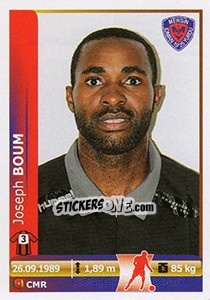 Figurina Joseph Boum - Spor Toto Süper Lig 2012-2013 - Panini