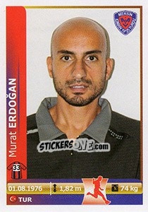 Sticker Murat Erdogan - Spor Toto Süper Lig 2012-2013 n. 300 - Panini