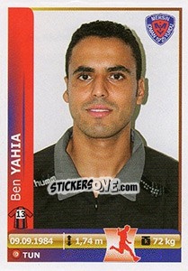Figurina Ben Yahia - Spor Toto Süper Lig 2012-2013 n. 302 - Panini