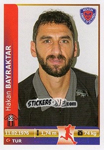 Sticker Hakan Bayraktar - Spor Toto Süper Lig 2012-2013 n. 304 - Panini