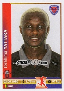 Sticker Ibrahima Yattara - Spor Toto Süper Lig 2012-2013 n. 305 - Panini