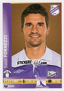 Figurina Saso Fornezzi - Spor Toto Süper Lig 2012-2013 n. 313 - Panini