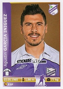 Sticker Agustin Garcia Iniguez - Spor Toto Süper Lig 2012-2013 - Panini