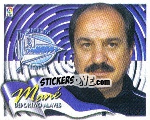 Sticker Mane (Entrenador) - Liga Spagnola 2000-2001 n. 2 - Colecciones ESTE