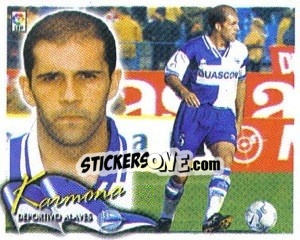 Cromo Karmona - Liga Spagnola 2000-2001 - Colecciones ESTE