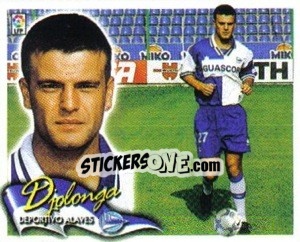 Sticker Djolonga - Liga Spagnola 2000-2001 n. 9 - Colecciones ESTE