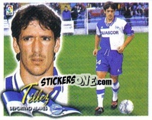 Sticker Tellez - Liga Spagnola 2000-2001 n. 12 - Colecciones ESTE