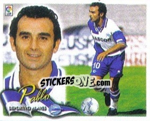 Sticker Pablo - Liga Spagnola 2000-2001 - Colecciones ESTE