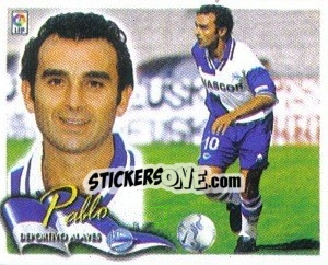 Sticker Pablo - Liga Spagnola 2000-2001 n. 14 - Colecciones ESTE
