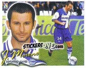 Sticker Javi Moreno - Liga Spagnola 2000-2001 n. 22 - Colecciones ESTE